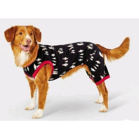 New Wondershop Penguin Printed Dog Pajamas Size X Large Up To 100 pounds - Picture 1 of 2
